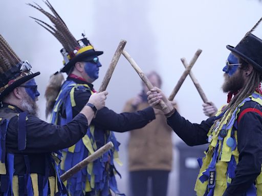 In Pictures: May Day dawn welcomed by Morris Men and Pagans