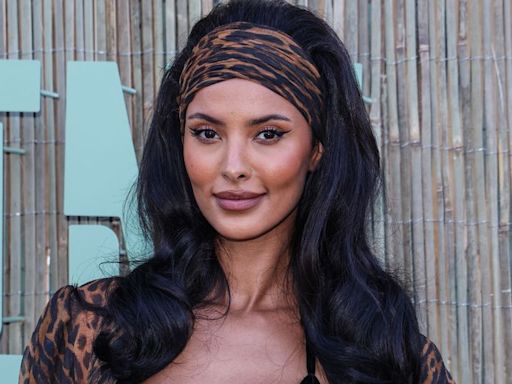 Love Island's Maya Jama strips to a bra amid UK heatwave at party with Leigh-Anne Pinnock