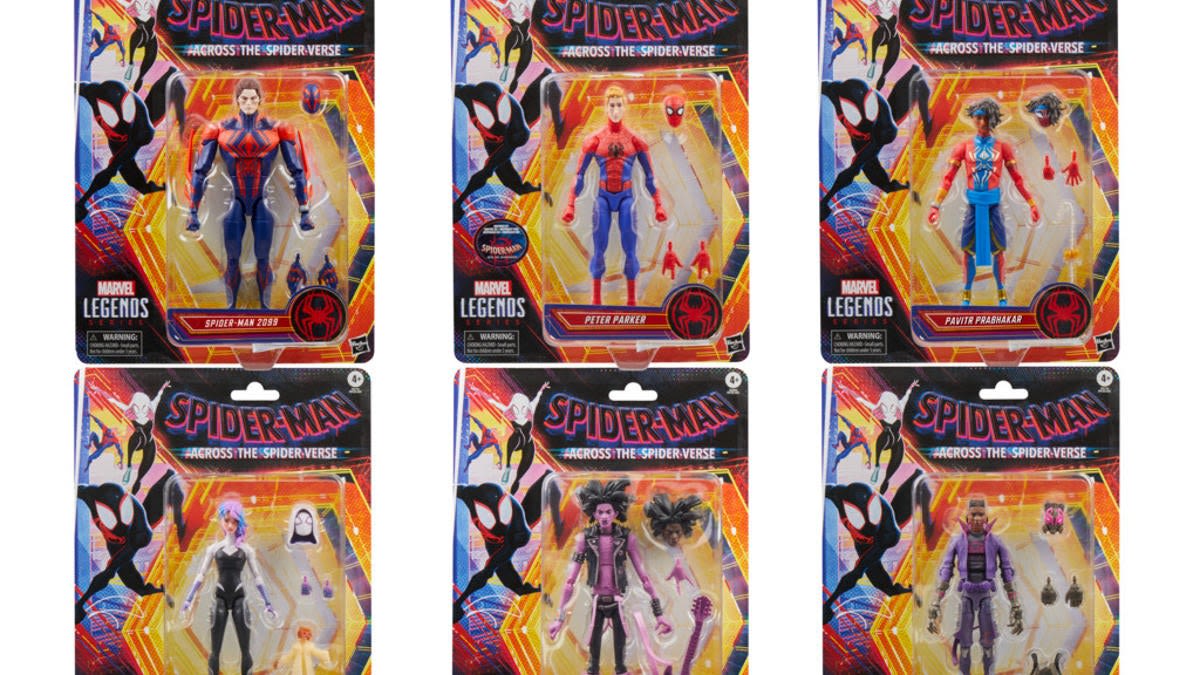 Marvel Legends Spider-Man Across the Spider-Verse Figures Drop on August 8th