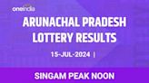 Arunachal Pradesh Lottery Singam Peak Noon Winners 15 July - Check Results