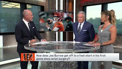 How does Joe Burrow get off to a fast start in his first start since wrist injury | 'NFL GameDay Morning'