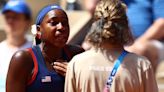 2024 Paris Olympics: Coco Gauff calls for video review after emotional run-in with umpire in loss to Donna Vekić