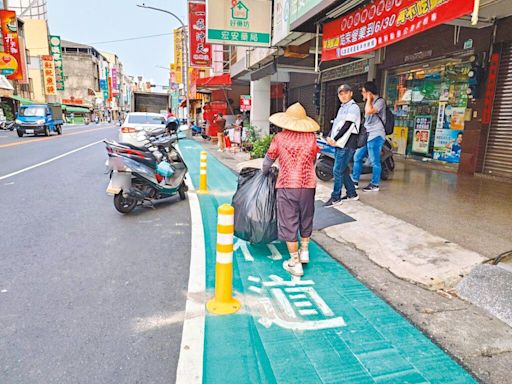 高雄 瑞隆路標線型人行道 年底完成1.2公里