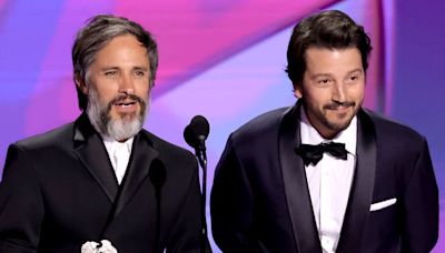 Childhood pals Gael García Bernal and Diego Luna reunite at the 2024 Emmys and 'push the limits' presenting in Spanish