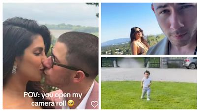 Priyanka Chopra and Malti Marie add loads of smiles and cuteness to Nick Jonas' camera roll. Watch