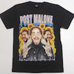 【Mr.17】Post Malone 波茲馬龍 向日葵 POSTY 嘻哈饒舌 進口短袖T恤 t-shirt(H909)