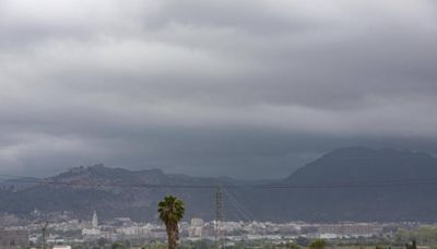 Las lluvias descargan de forma intensa pero muy corta en Xàtiva