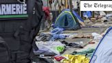 Paris police accused of ‘social cleansing’ after migrant camp closed ahead of Olympics