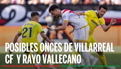 Alineaciones Villarreal - Rayo Vallecano: Alineación posible de Villarreal y Rayo Vallecano en el partido de hoy de LaLiga EA Sports