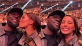 Maya Jama licks and kisses Stormzy’s face as pair share loved-up videos at UFC date