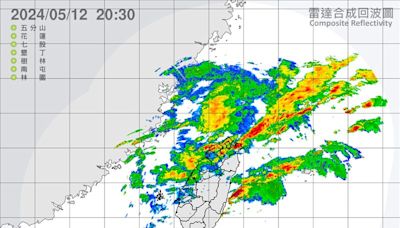 北部下大雨「炸一片黃紅」！估明天雨勢更明顯 低溫跌到1字頭