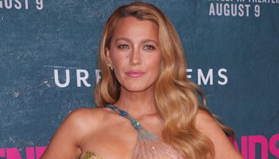 Blake Lively Stuns in Britney Spears Versace Dress at ‘It Ends With Us’ Premiere