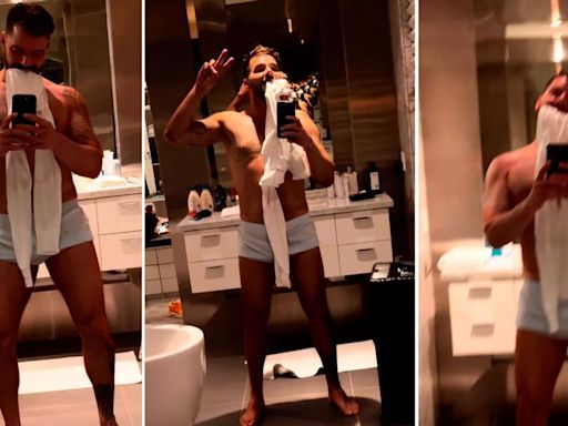 El extraño vídeo de Ricky Martin en el baño que causa revuelo en redes sociales y confunde a sus seguidores: "Britney versión hombre"