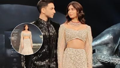 Khushi Kapoor Walks The Ramp With Rumoured Bf Vedang; Netzines Troll Actress For Her 'Disaster' Walk | WATCH