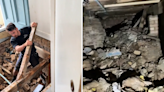 New homeowners discover secret basement in century-old home