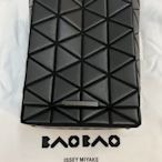 全新 日本 BAOBAO ISSEY MIYAKE 三宅一生 霧黑色皮質信封包