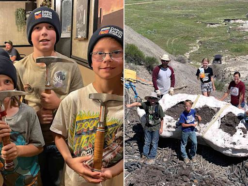 3 Boys Discover Rare T. Rex Fossil While on a Family Hike: 'That's a Dinosaur'