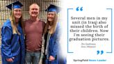 Ava twins' father missed their birth because of the Iraq war, but not their graduation