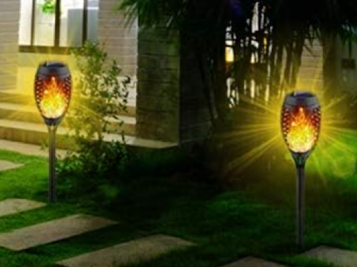 Mother's Day gold: 'Festive' solar torch lights to make her garden glow — save 40%