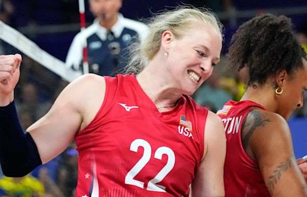 US women’s volleyball prevailed in a 5-set ‘dogfight’ vs. Brazil to play for Olympic gold