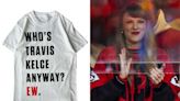 Taylor Swift Gifted a 'Who's Travis Kelce Anyway?' T-Shirt by Local Kansas City Retailer
