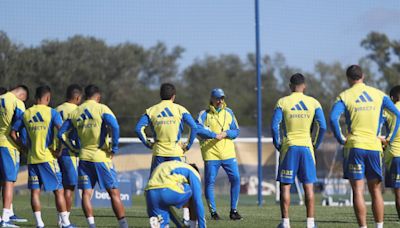 Preocupación en Boca: un jugador no pudo terminar la práctica por lesión