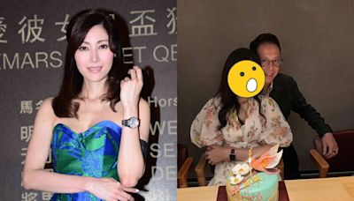 李嘉欣54歲仍像少女！捧蛋糕放閃富商尪