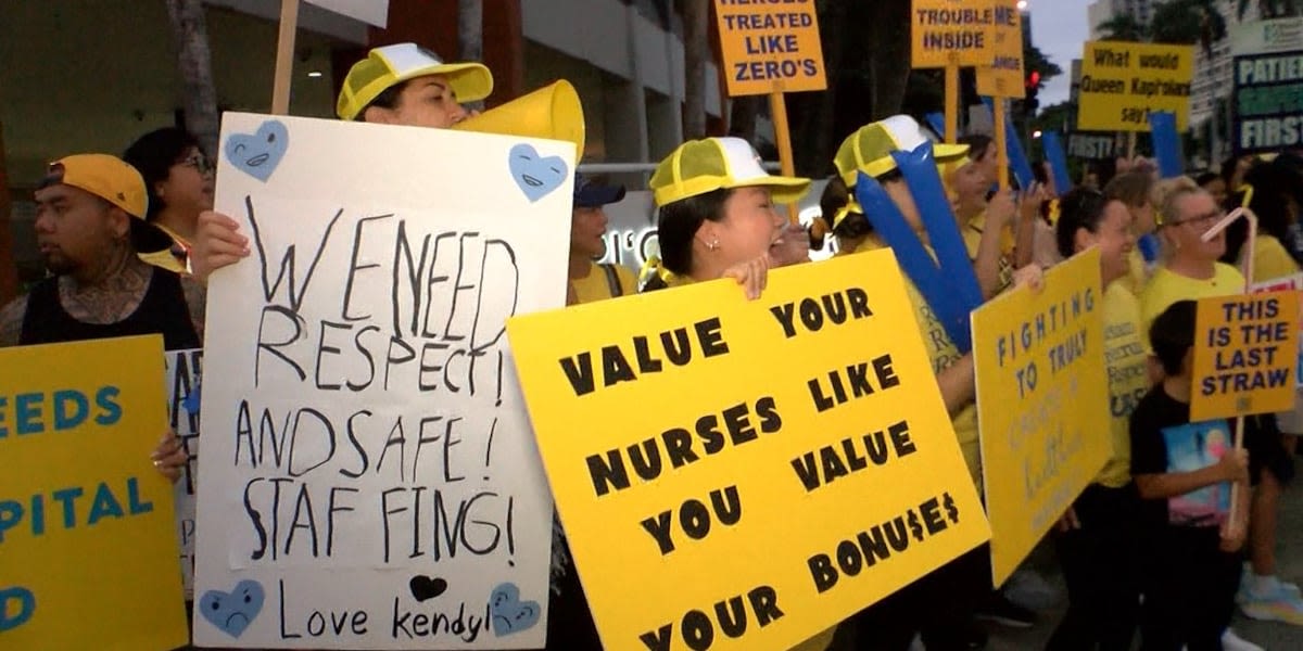 Strike set after negotiations between nurses, Kapiolani Medical Center end without a deal