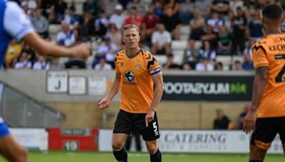 Cambridge United set to be without Michael Morrison and Lyle Taylor for Sky Bet League One clash at Blackpool