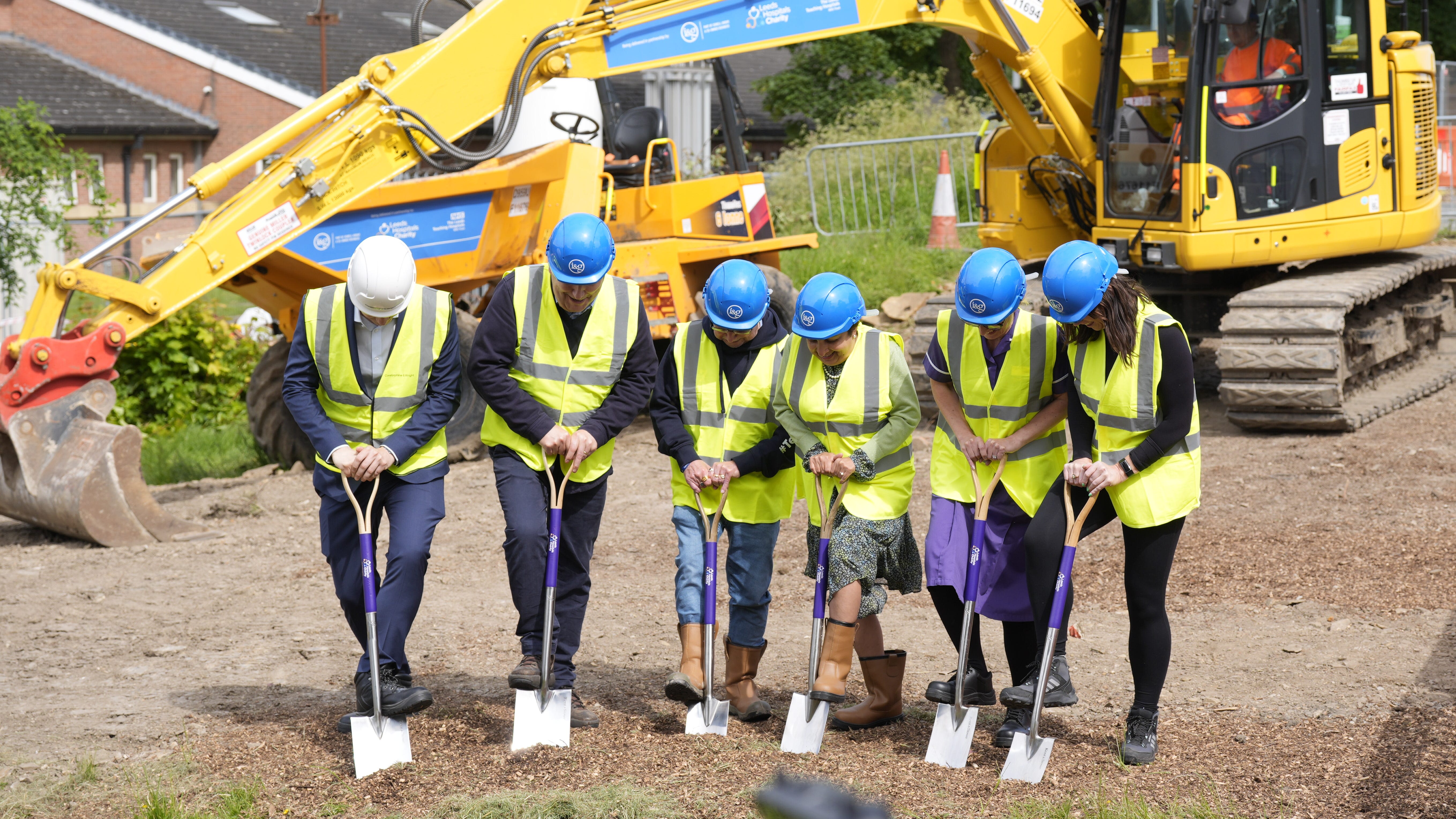 Rob Burrow ‘looking down’ at emotional groundbreaking for MND centre – family