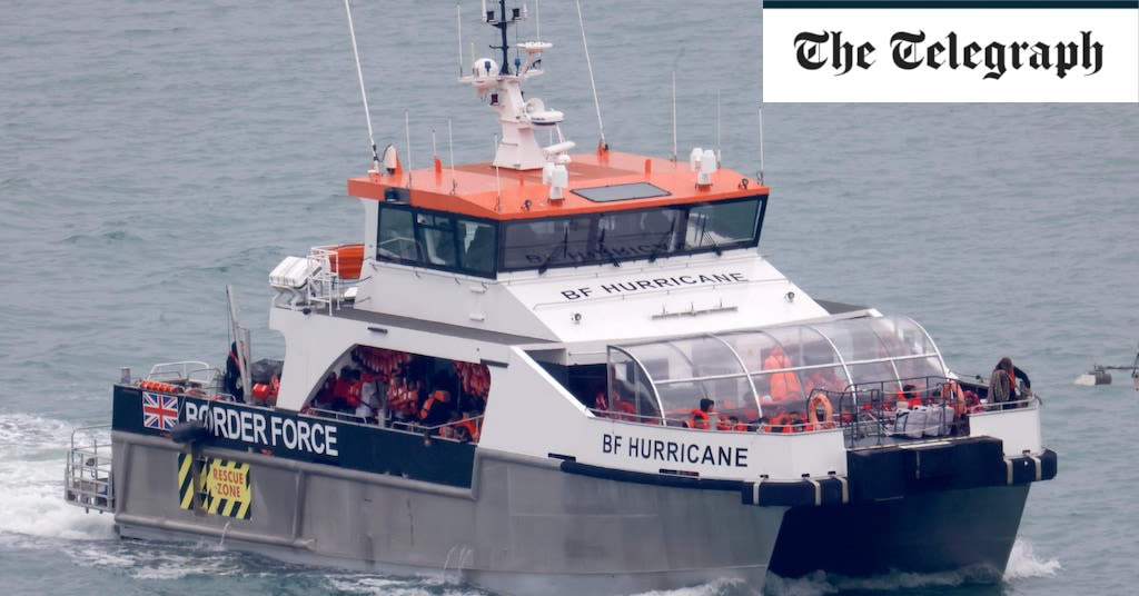 Border Force takes migrants back to France after joint Channel rescue