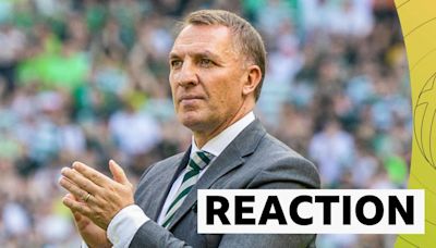 Manager Brendan Rodgers 'so pleased' with champions Celtic