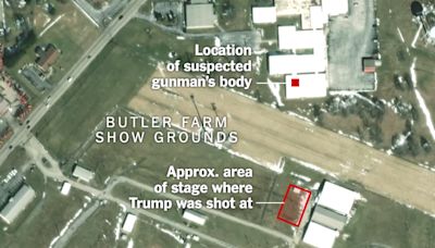 Shooting at a Trump Rally in Pennsylvania: Diagrams, Maps and Photos