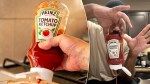 You’ve been squirting ketchup wrong your whole life — here’s the secret, correct way