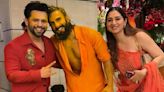 Anant Ambani-Radhika Merchant Haldi: Rahul-Disha pose with 'BABA' Ranveer Singh