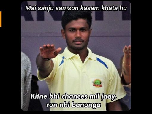 Sanju Samson memes are here again after he scores 2 consecutive ducks in India vs Sri Lanka T20I series | Mint