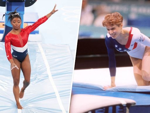 Simone Biles addresses comparisons to Kerri Strug, who famously competed while injured at Olympics