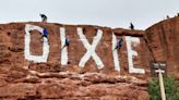 Thrills and spills as Dixie High seniors paint Sugarloaf sign