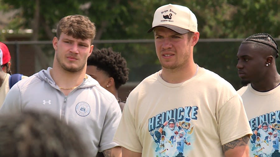 Taylor Heinicke holds camp in Norfolk, discusses NFL future