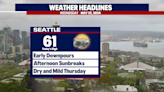 Seattle weather: Damp, chilly weather to clear Wednesday