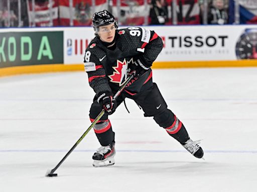 Bright spotlight, hard hockey and awkward questions: How Connor Bedard handled his first worlds