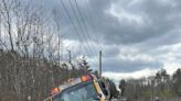 Hubbardston school bus drives off road when kids act up; tow needed