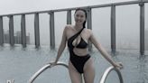 Former Hong Kong actress Xenia Chong sets a new peak of sensuality in a one-piece swimsuit - Dimsum Daily