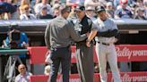 Umpire hospitalized after getting hit in head by relay throw
