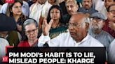 Rajya Sabha LoP Mallikarjun Kharge defends Oppn walkout, claims PM Modi spreading lies