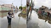 Lluvias dejan inundaciones y árboles caídos; en Chalco hay 200 familias afectadas por desbordamiento de aguas negras