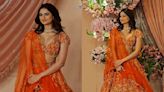 Anant Ambani-Radhika Merchant Sangeet: Palak exudes timeless beauty in orange lehenga