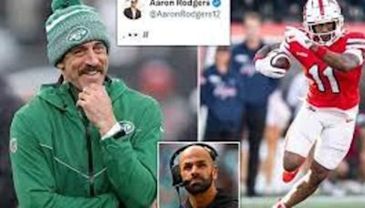 Jets Rookie Malachi Corley Moving Into QB Aaron Rodgers Guest House