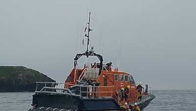 Busy weekend as lifeboat rescues 'panicking' kayakers and stricken yacht