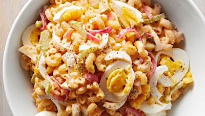 We Can't Stop Making This Deviled Egg Macaroni Pasta Salad for Summer Potlucks